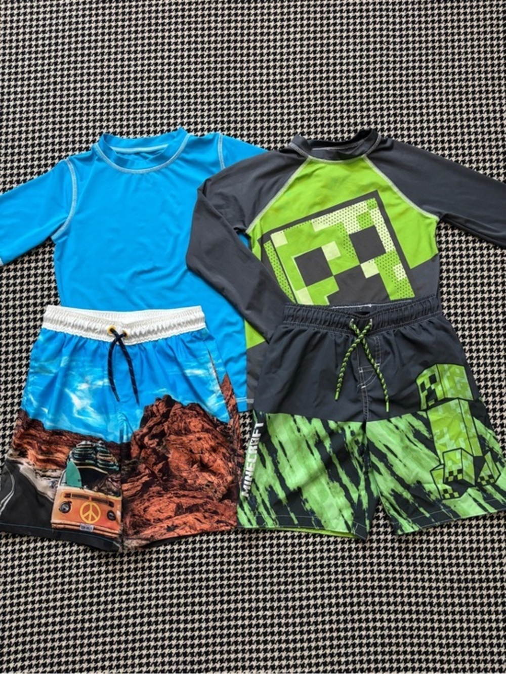 Kids 4-Piece 6/7 Swimsuit Bundle
